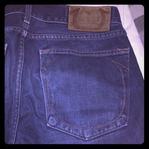 True Religion sleek blue jeans